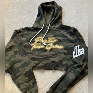 Hoodie Crop sweatshirt size S